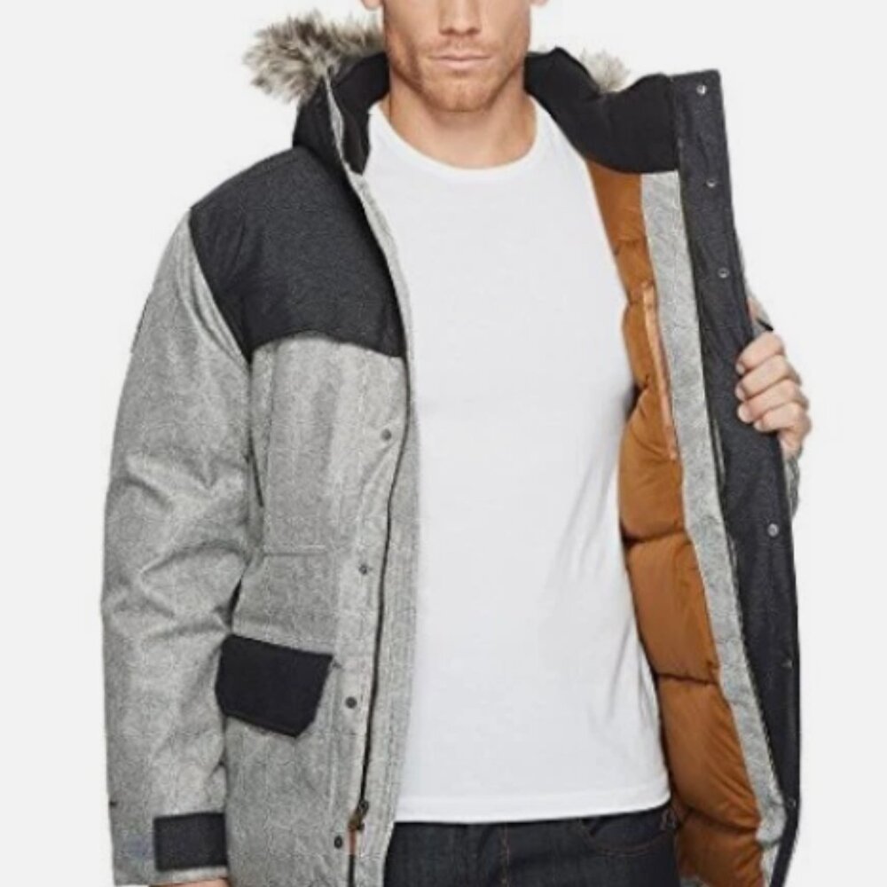 Men's North Face Herringbone Mcmurdo Parka XL - Picture 2 of 6